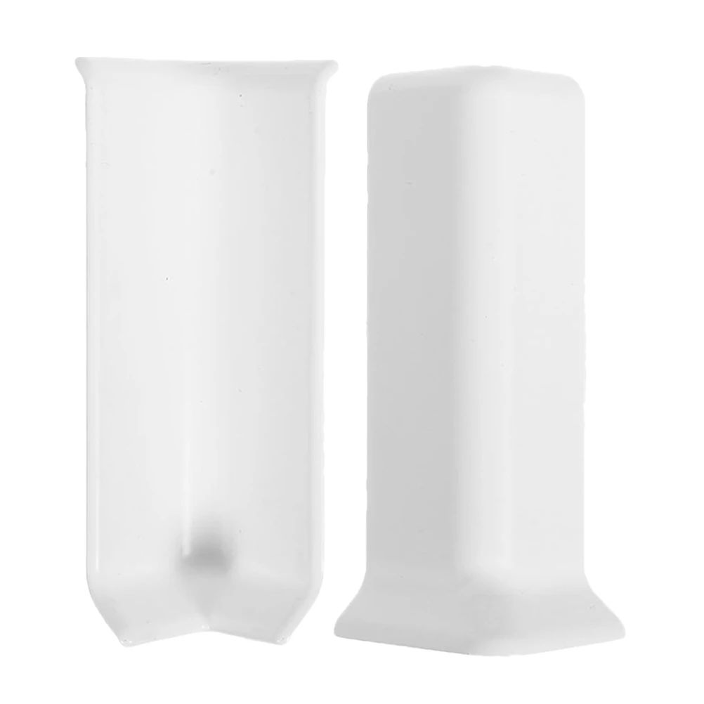 

2pcs Thickened ABS Corner Edge Guards Adhesive Wall Base Protectors Floor Trim Durable Floor Corner Protection for Indoor