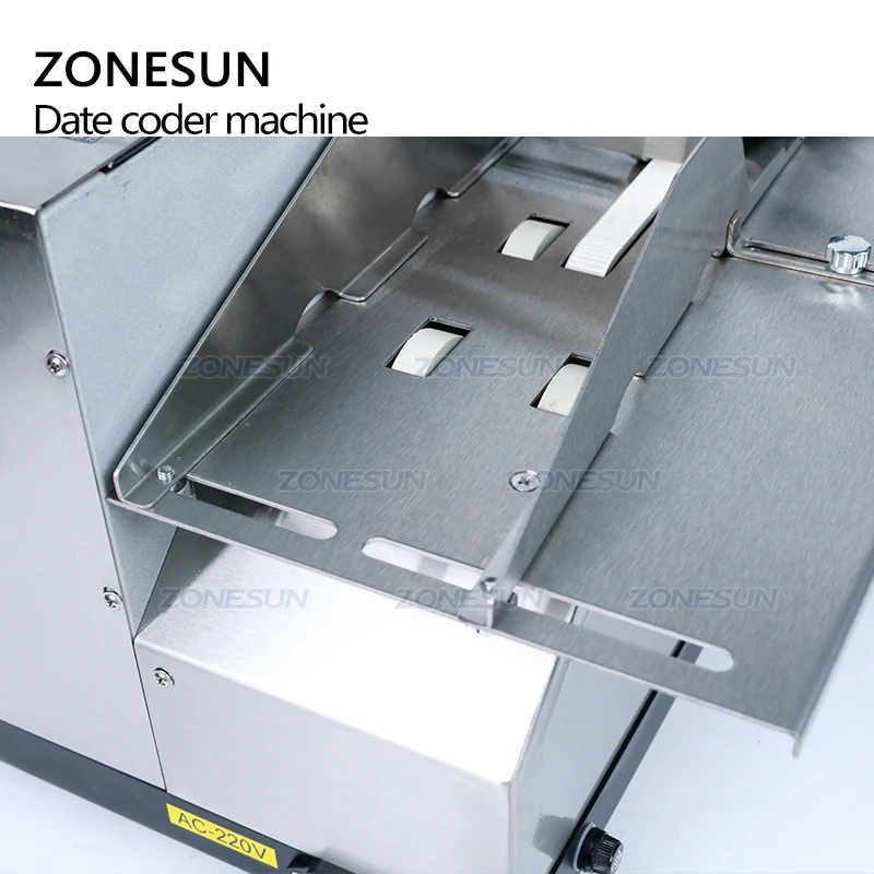 ZONESUN MY-380F إنتاج آلة طابعة التاريخ لحقيبة بطاقات الترميز الصلبة الجافة