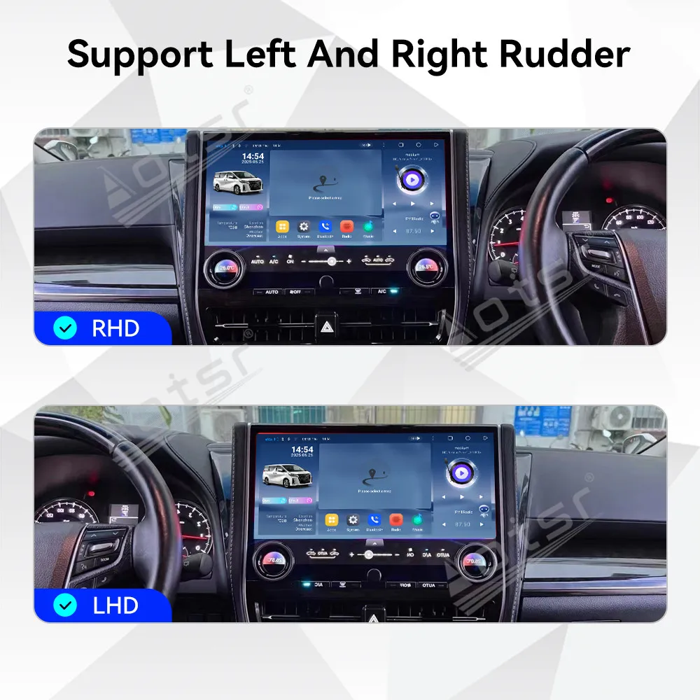 

14.6inch Ai Touch Screen Car Radio For Toyota Vellfire 2015-2023 Car Multimedia Video Player GPS Navigation Carplay Unit DSP BT