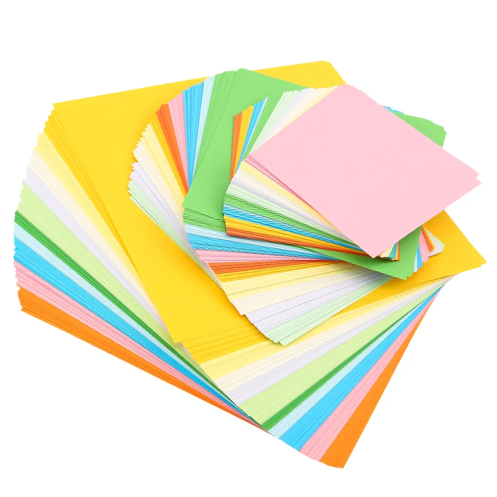200 قطعة من ورق اوريغامي الملون قابل للطي مزدوج الجوانب للحرف اليدوية اليدوية للتدريب على التلاعب القدرة على رياض الأطفال #6