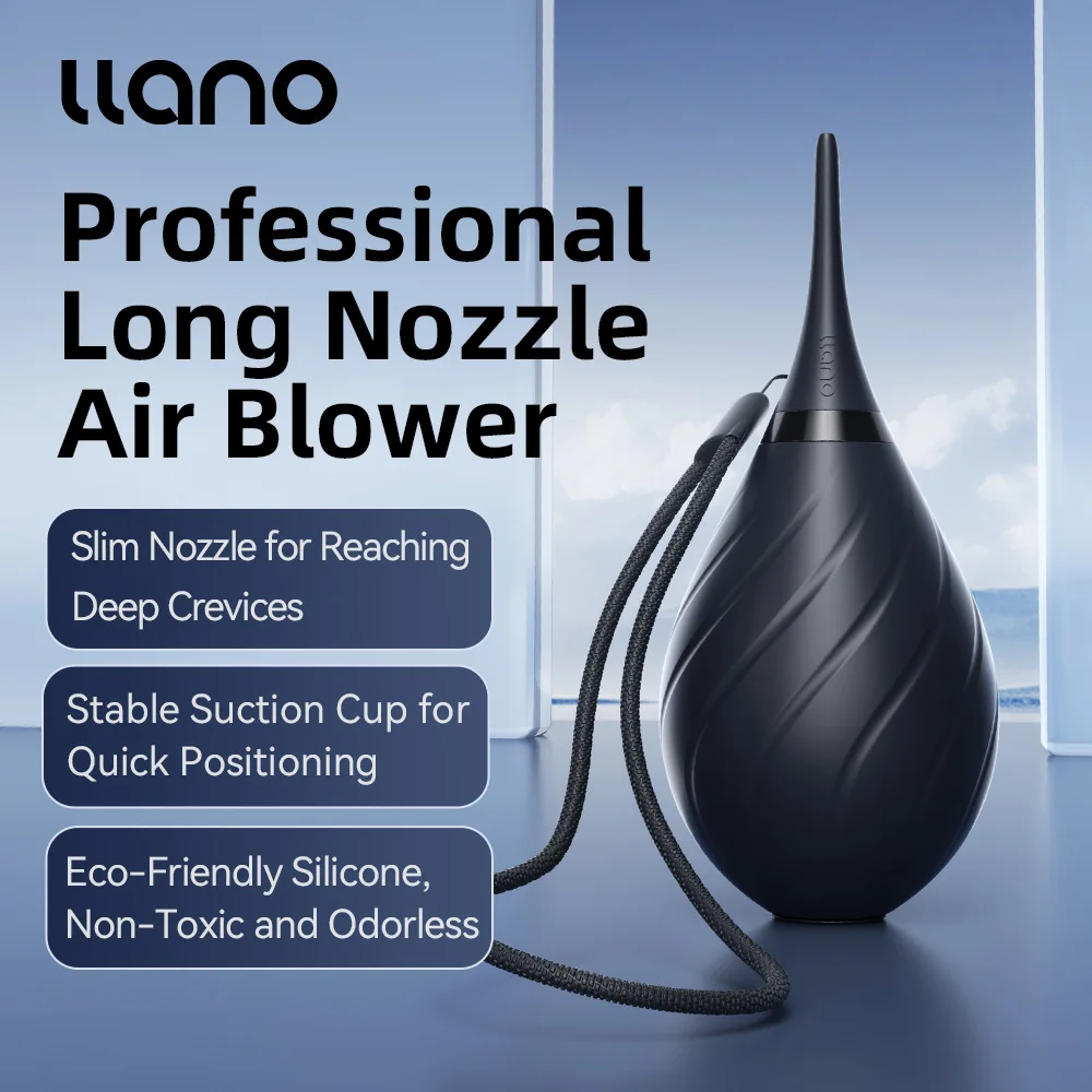 Llano Sistema de limpieza de cámara todo en uno con soplador de aire de alta potencia de grado profesional para limpieza de cámaras y electrónica