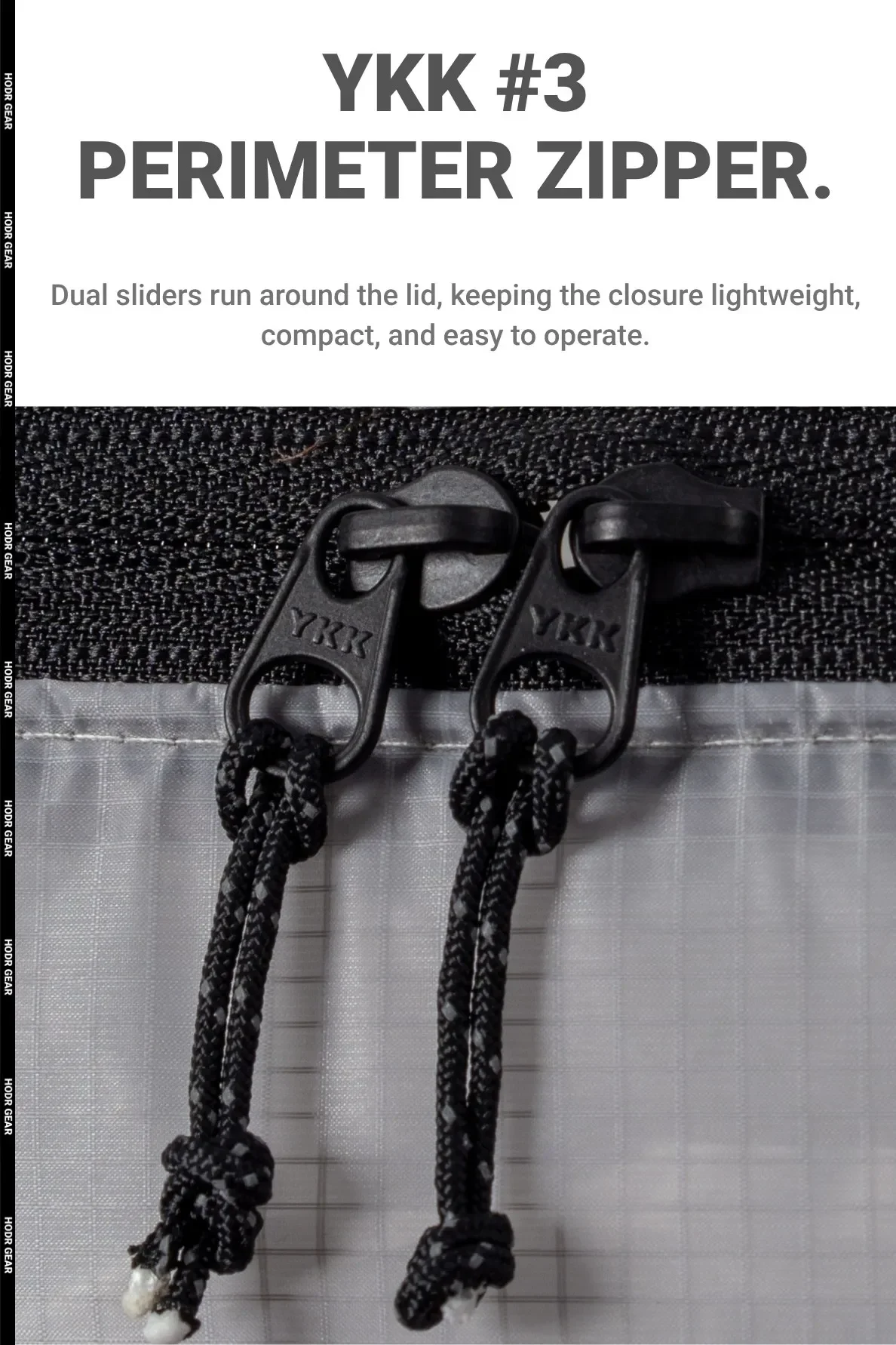 [HODRGEAR] Mesh Pack Pod Rucksack-Organizer mit Sichtbarer Netzoberseite Enthält Polycro Rucksack-Innenauskleidung für Ultraleichte Packungsorganisation – Detail 7