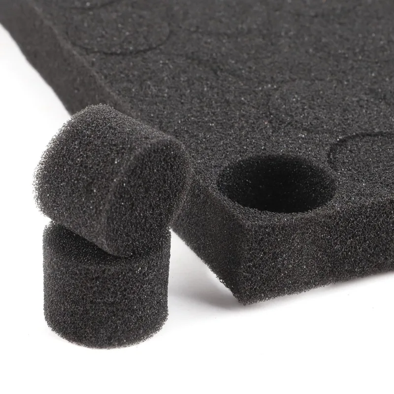 20/100Pcs Black Hydroponic Sponge Garden Vegetable Soilless Cultivation Growing Media Sponge Hydroponic Baskets Planting Sponge