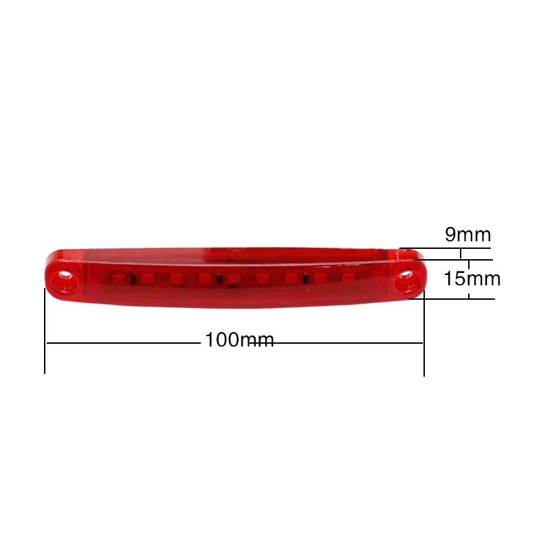 10PCS 12V 24V Car LED Tail Light Kits For RV Camper Trailer Truck Brake Lights Side Light Reverse Lamp Lorry Taillig