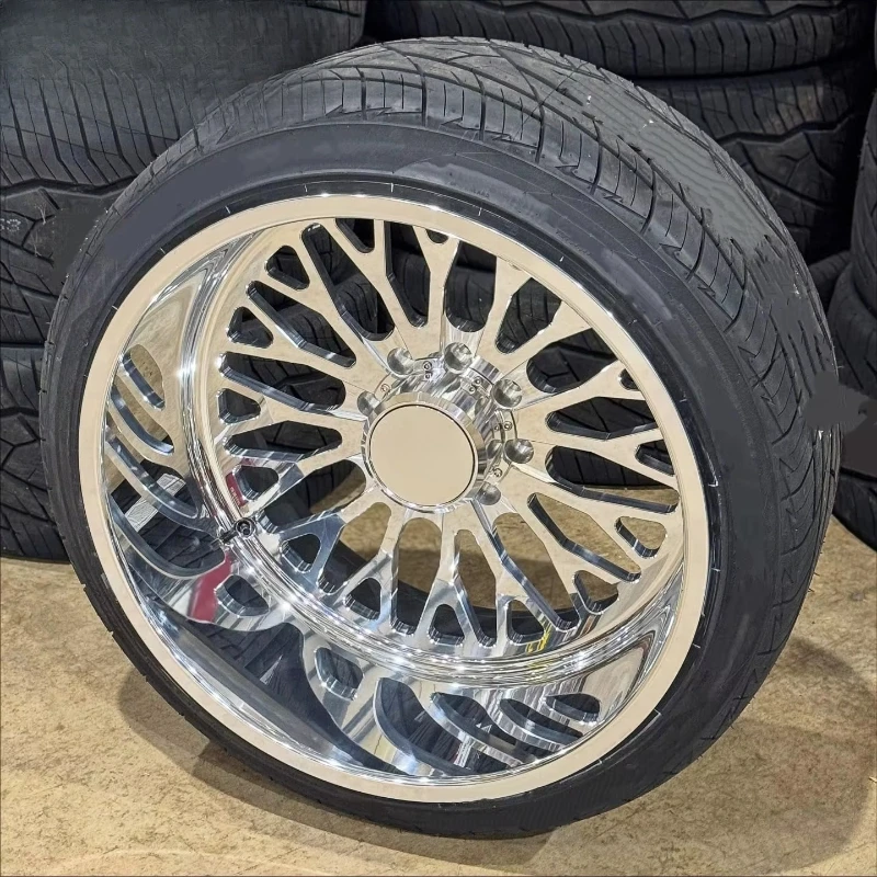 

Полированные хромированные кованые диски для грузовиков 20x10 22x10 22x12 24x12 для F150 F250 F350 Silverado1500 2500 6x139.7 8x180 8x165.1