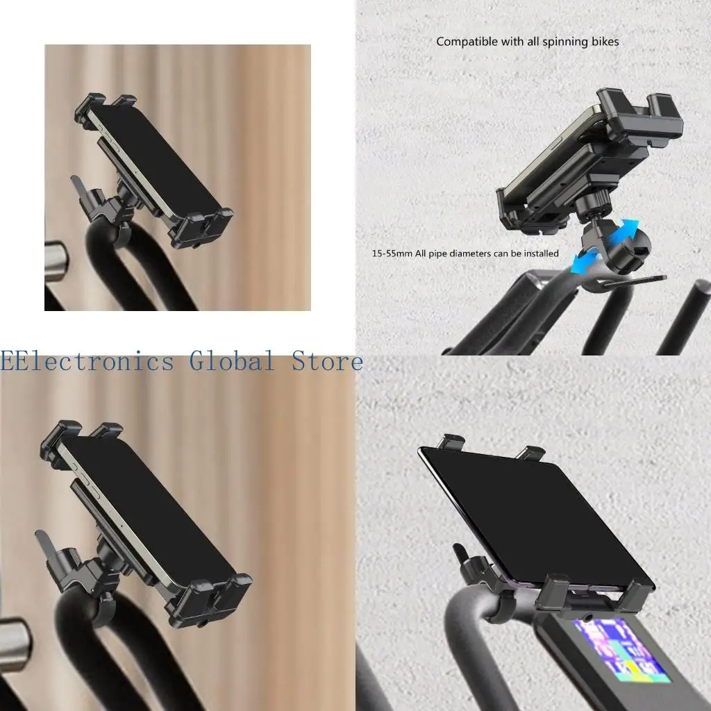 

462B Tablet And Smartphone Holder Support Rack For Fitness Machines, Treadmills, Strollers, Exercise Bikes Easy Installation