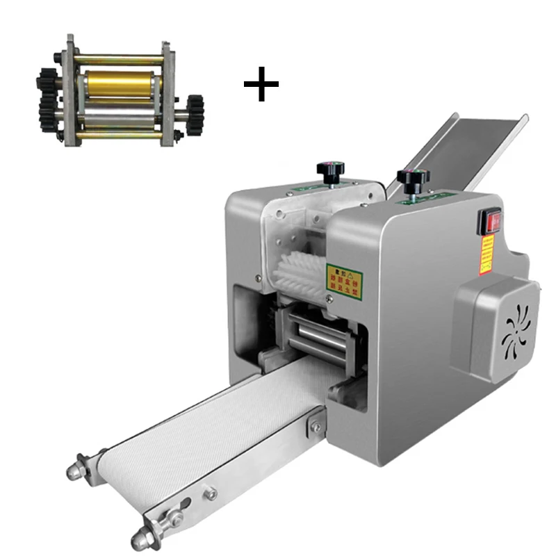 New 10/220V Commercial Household Electric Dumpling Wrapper Machine Making Wonton Noodle Pressing Machine Slicer Noodle Machine