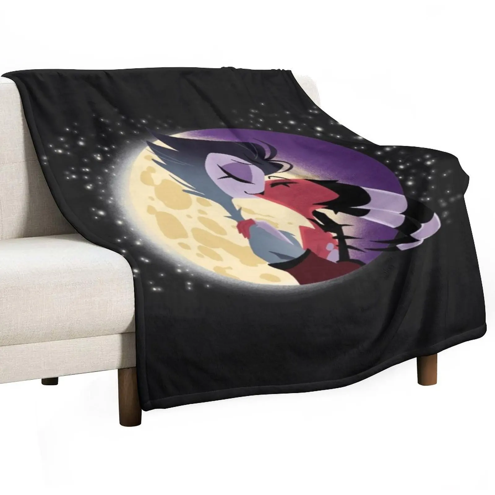 

Helluva Boss - Blitzo x Stolas Classic . Throw Blanket Heavy Flannel Luxury Brand Custom Blankets