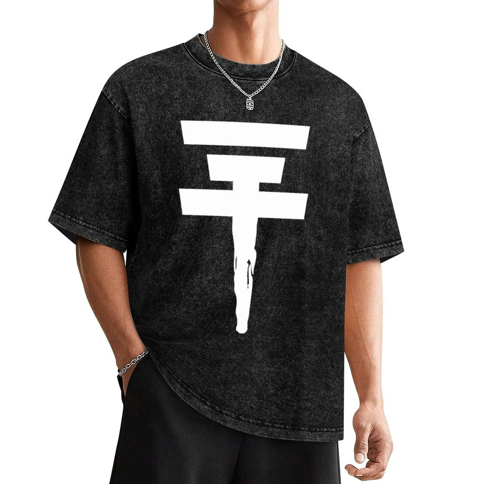 

Tokio Hotel Logo white once T-Shirt quick drying plus size clothes mens graphic t-shirts anime