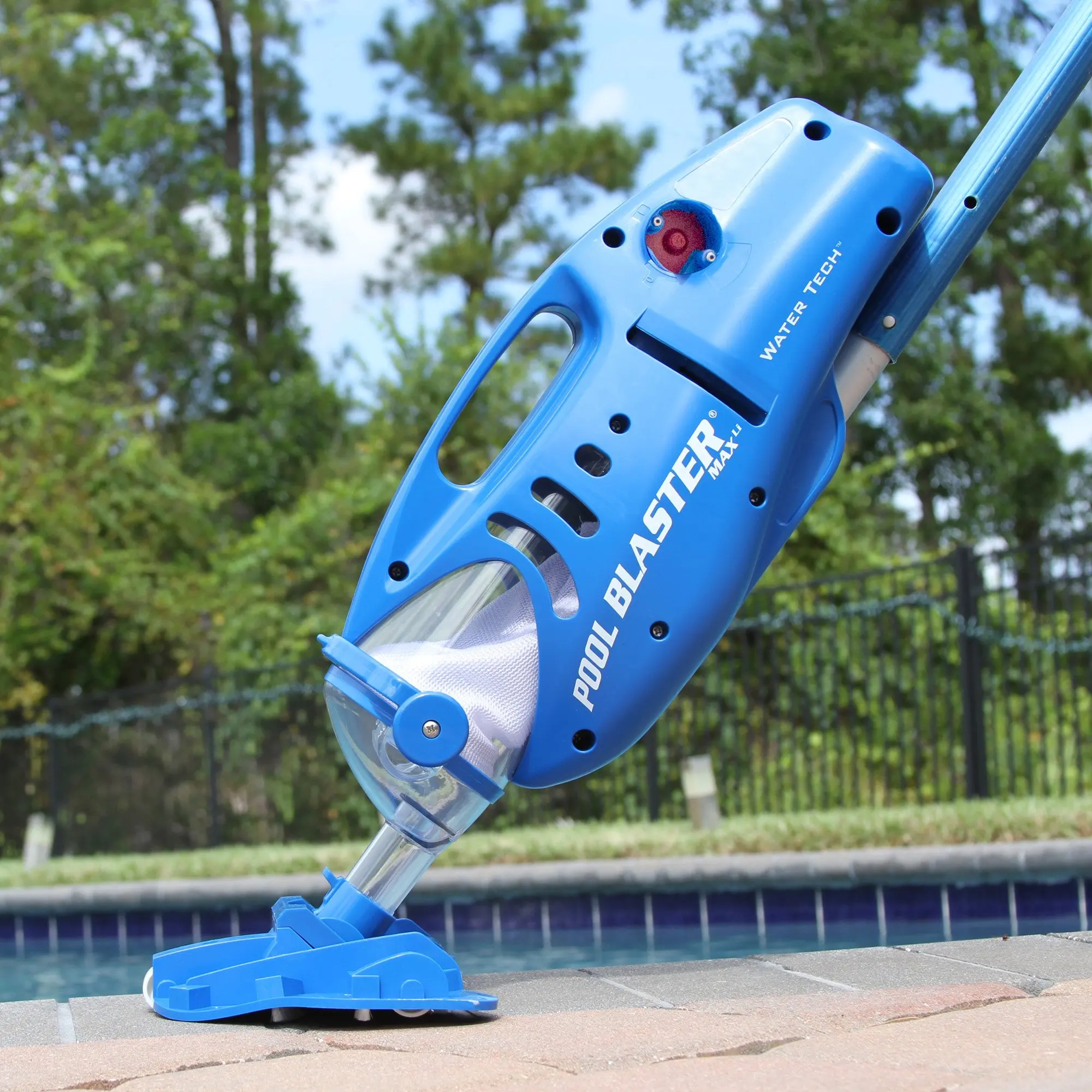 Max Cordless Pool Vacuum for Deep Cleaning & Strong Suction Handheld Rechargeable Swimming Pool Cleaner for Inground