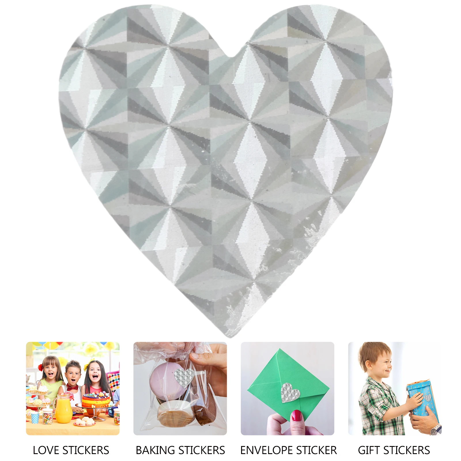 

Heart Shaped Adhesive Stickers Self adhesive Design Decorative Gifts Wedding Birthday Mother s Day Paper Sealing Stickers