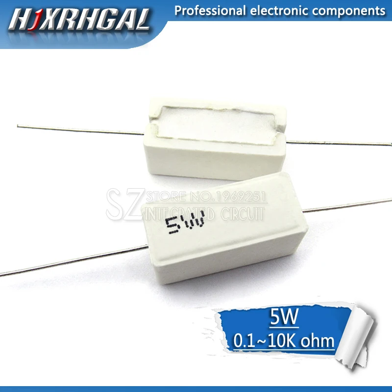 10Pcs 5W Cement Res…