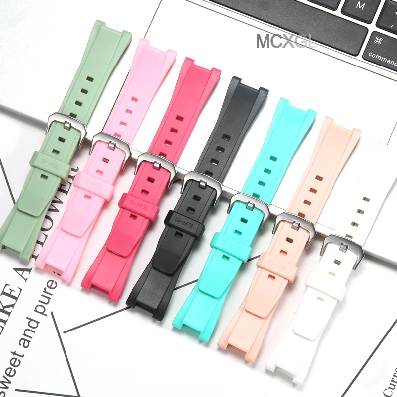 

Resin Strap Suitable For Casio MSG-W200 MSG-S200G-1A/5A Men's Waterproof Watch Band Rubber Replacemnet Strap