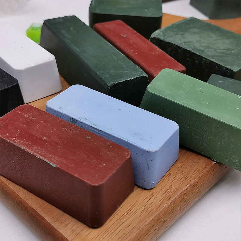 Green Polishing Paste Chromium Oxide Abrasive Metal Polishing Wax Grinding Compound for Stropping Leather view 4
