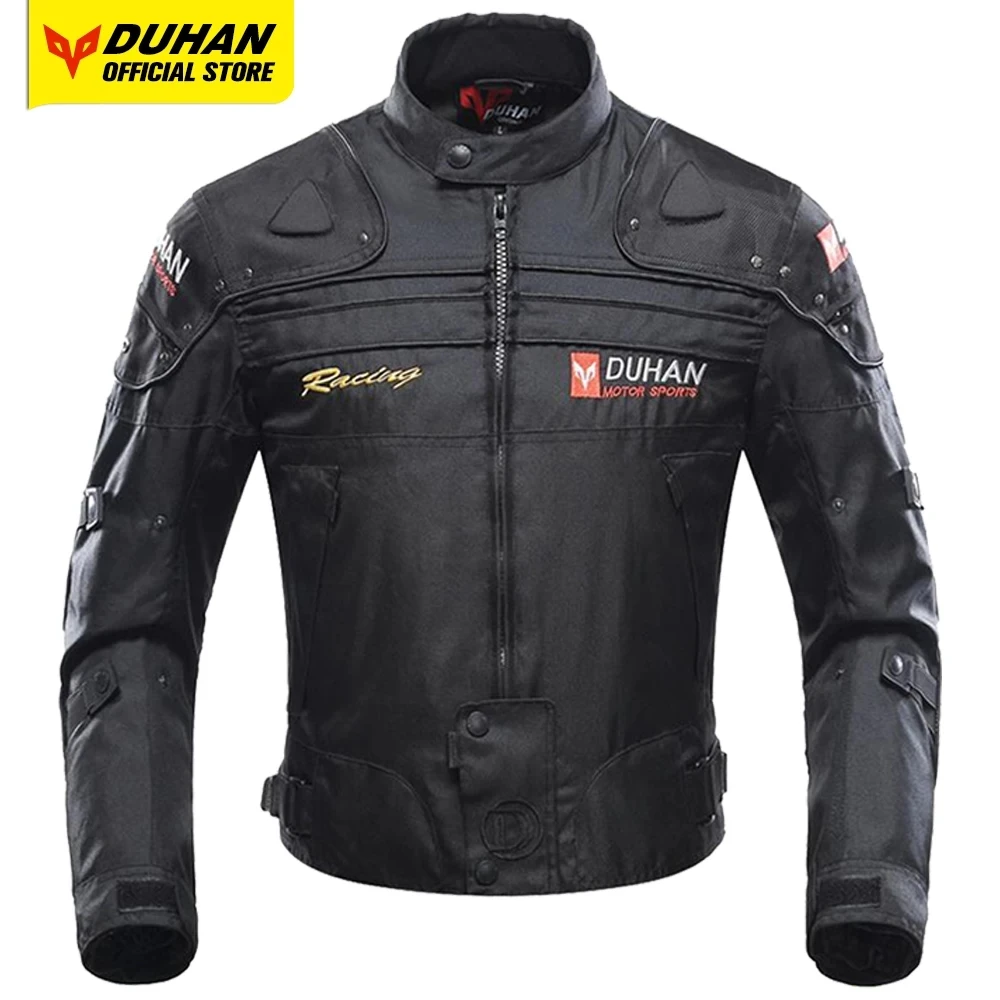 

DUHAN Waterproof Motorcycle Jacket Men's Body Protection Motocross Jacket Winter Cold-proof Moto Chaqueta The Four Seasons