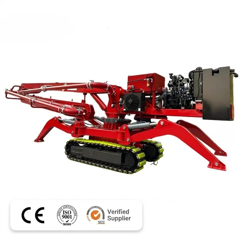 Hydraulic Concrete Pouring Boom 18m Radius For High Rise Building Construction To Save Operational Labor Cost Easily