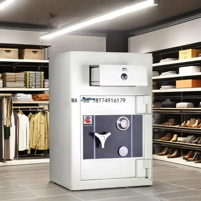 wmwmnu Retail Drop Safe Large Fireproof Steel with Dual Lock & Anti-Fishing DT-151OEM