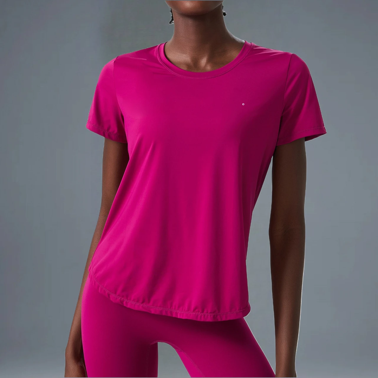 

Summer Woman Basic Solid Color Short Sleeve T-Shirt Sexy Skinny Stretch O-Neck Crop Top Female Vintage Streetwear T Shirts