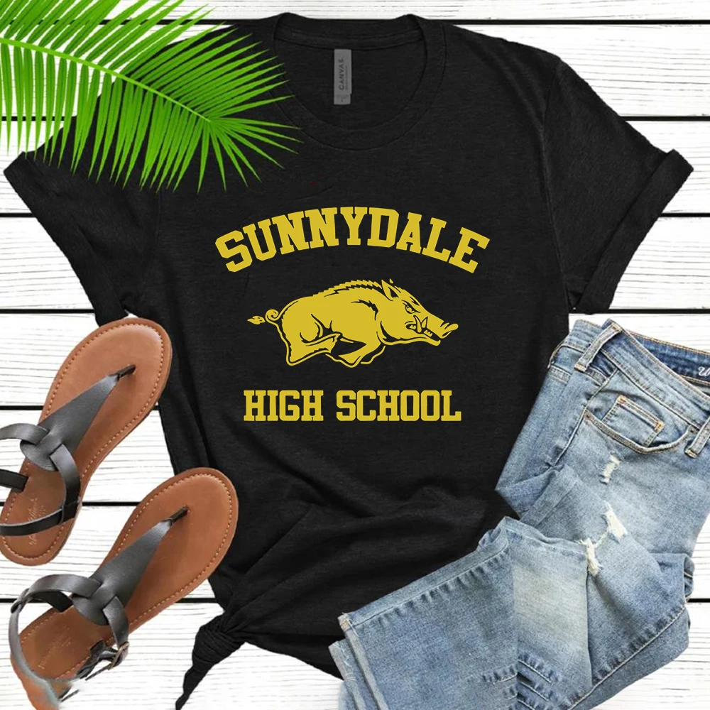 Sunnydale High School Shirt Buffy The Vampire Slayer T-shirt Vintage Sunnydale High Varsity Tee Unisex Short Sleeve Hipster Tops