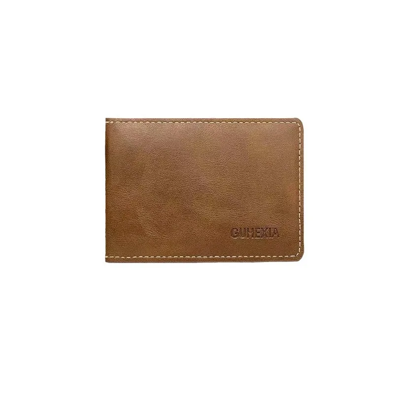 3-Paper 4-card Retro Leather Driver's License Leather Cover, Men's Multifunctional ID Card Bag, Motor Vehicle Card Holder