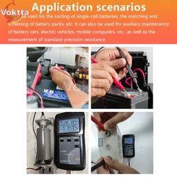 18650 Lithium Battery Voltage Internal Resistance Tester High-end Probe YR1035+ High-precision Battery Test Tool