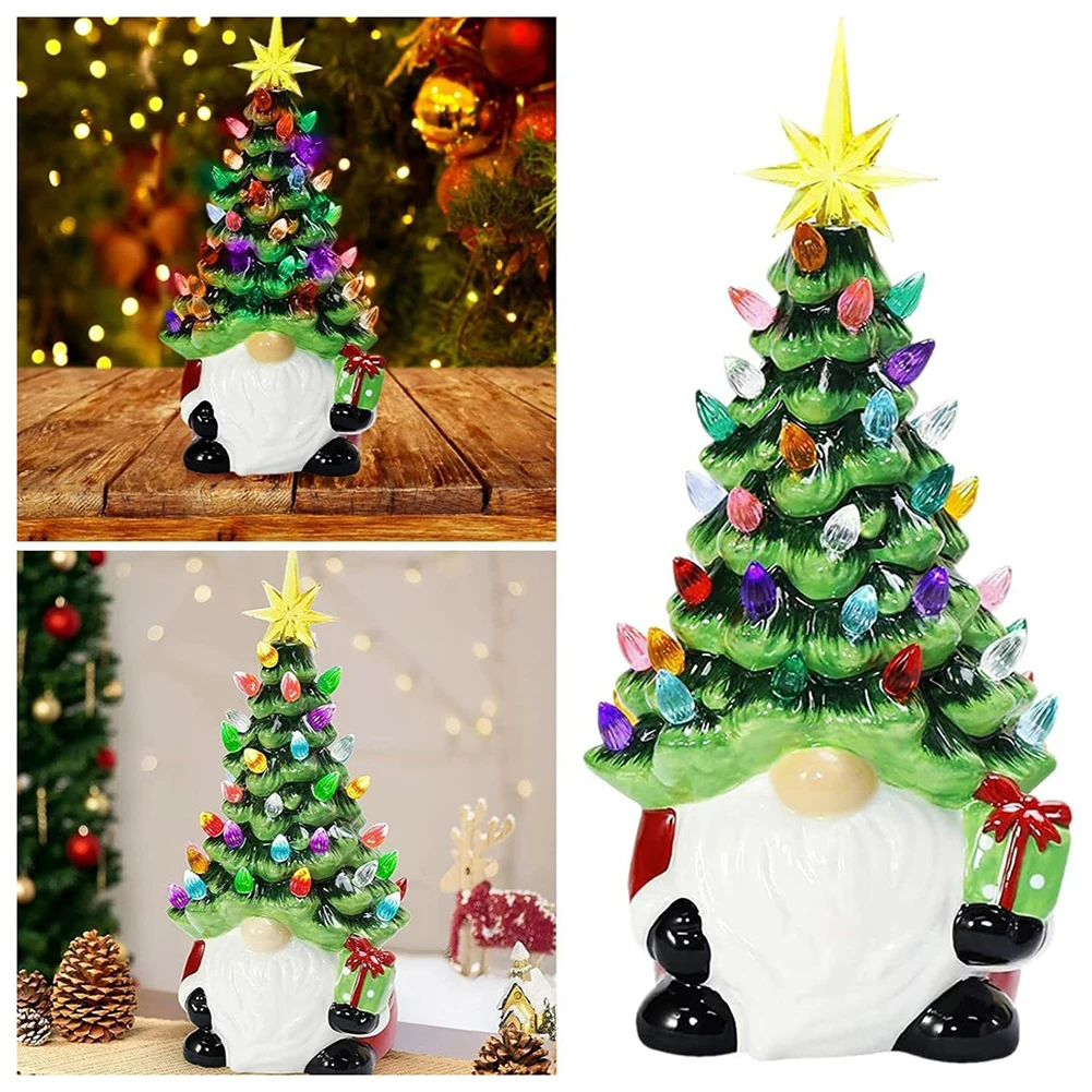 Weihnachten Baum beleuchtet-gnome LED-Dekoration Figurine Perfect Festival Decoration Display Leuchten Leuchten Weihnachtsfeier