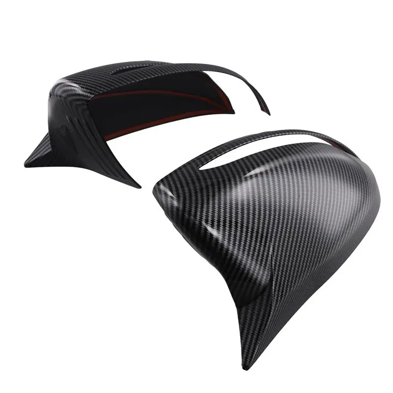 Horned Style Side Rear View Mirror Cover Trim For Mercedes Benz W205 W213 W222 A0998110122 A0998110222-A91R