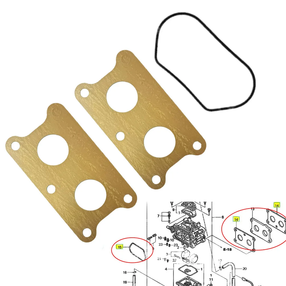 FOR HONDA  GXV530 GCV530 Engine Carburetor Repair Kit With Gasket And Rubber Replacement Parts For Garden Power Tools