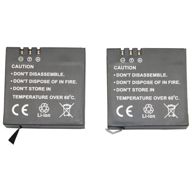 بطارية 3.85 فولت 1400 مللي أمبير AZ16-1 لكاميرا الحركة Xiao Yi 4K - متوافقة مع الجيل الثاني من Yi