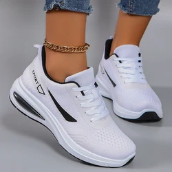 Spring new women's sports shoes, fashionable, breathable, lightweight, non-slip, wear-resistant, casual sports shoes, flat shoes