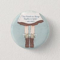 Anne Of Green Gables Friendship Quote  Soft Button Pin Clothes Brooch Hat Fashion Jewelry Funny Metal Women Gift Badge Cute