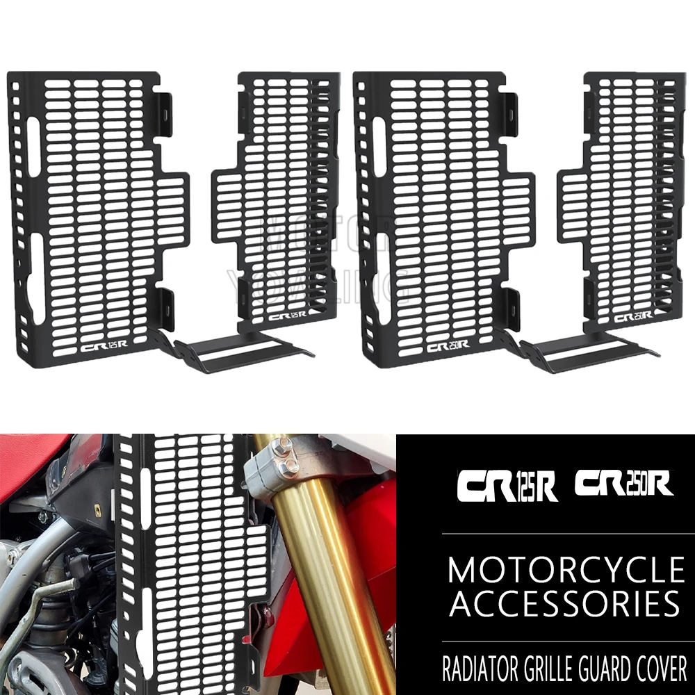 

Для Honda CR125R CR250R CR 125R 250R 2000 2001 аксессуары для мотоциклов решетка радиатора защитная крышка бак для воды щит