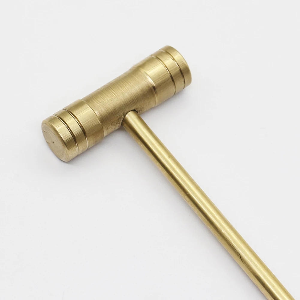 175mm Small Brass Hammer Detachable Handle For Clock Watch Repairing Hammer Hand Tools Multifunction Brand New