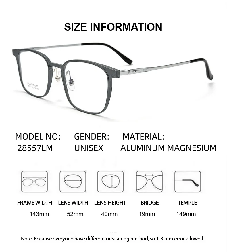 ELECCION العدسات الطبية طول النظر الشيخوخي قصر النظر نظارات للقراءة إطار النساء الرجال التيتانيوم مرنة النظارات البصرية متعددة البؤر