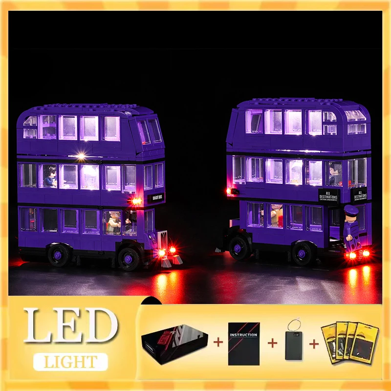 

DIY LED Light Kit For LEGO 75957 The Knight Bus (Only LED Light,Without Blocks Model)