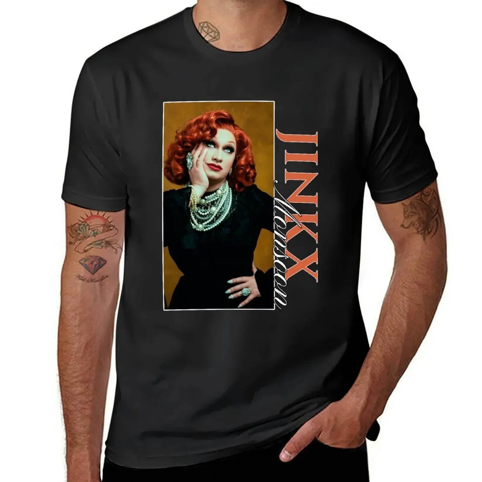 Jinkx Monsoon T-Shirt oversized graphic tee aesthetic clothes baggy shirts hippie clothes t shirt for men