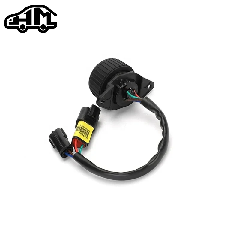 OE:21Q4-20812 13A31-032 Throttle Knob Fuel Dial Excavator Knob Accel Dial Assy For Hyundai R220-9SH R200-9 R210-9