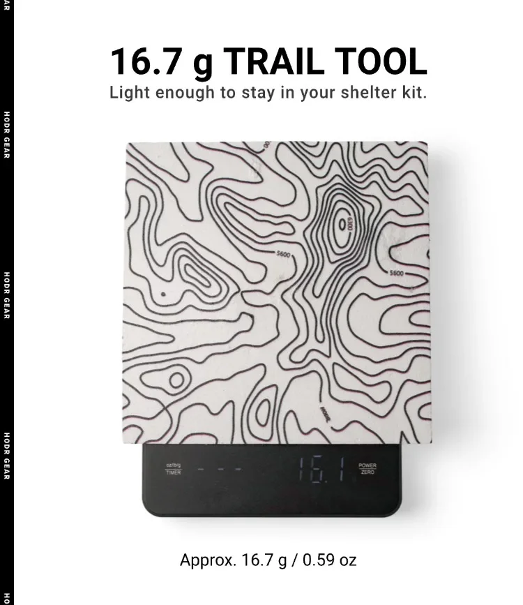 [HODRGEAR] Zelt-Kondensationsschwamm – Ultraleichter 16,7g Zelluloseschwamm 15×15cm zum Abwischen und Wiederverwenden für Zelte, Planen, Kochgeschirr – Detail 5
