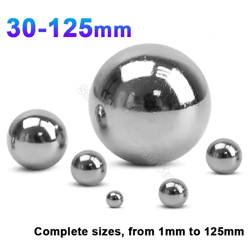 High precision 304 Stainless Steel Balls 30 31 32 34 35 36 38 39 40 42 45-125mm for Ball Bearings Steel Beads Roller Solid Ball