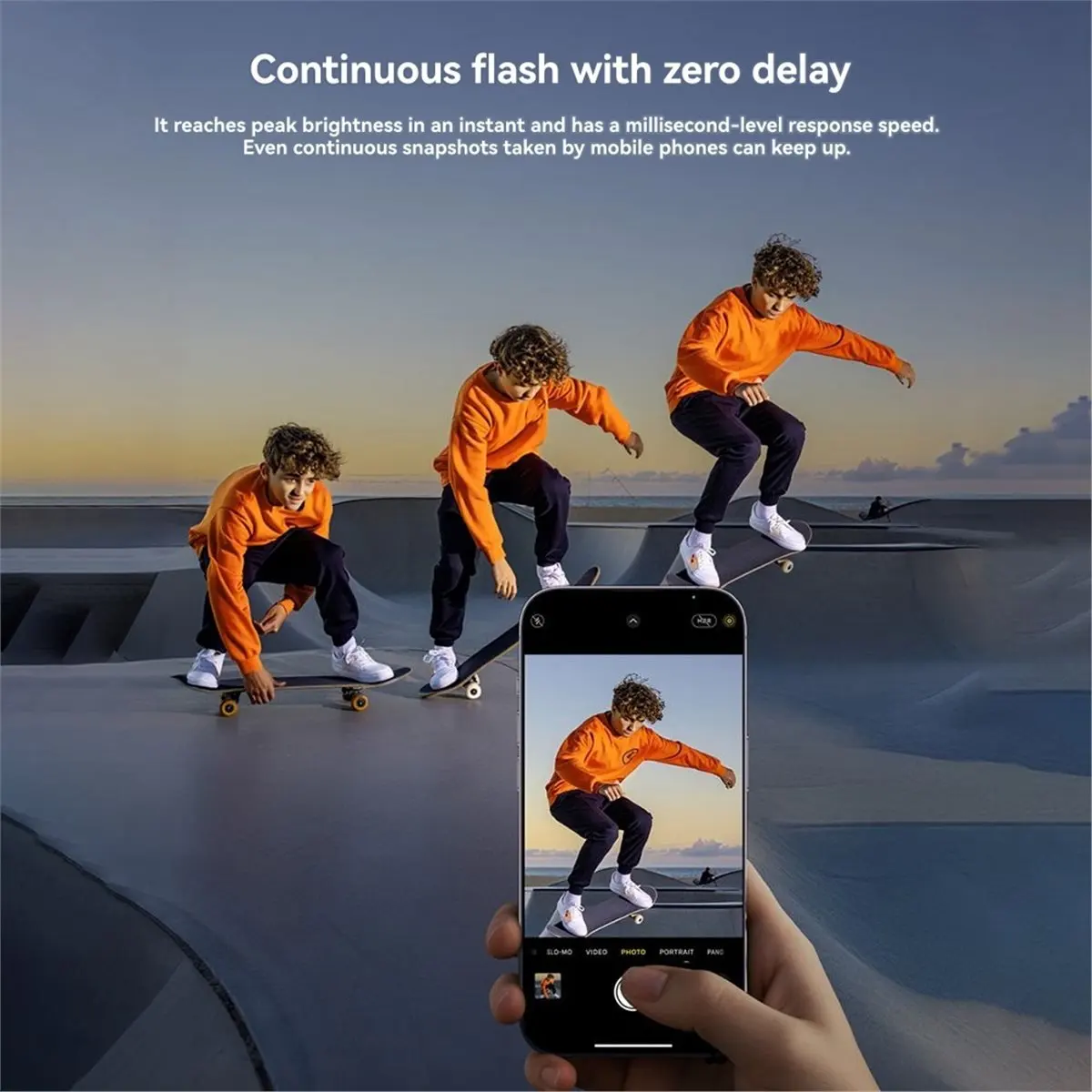 Portable Magnetic Mobile Phone Selfie Fill Light, Rechargeable Phone Selfie Light for