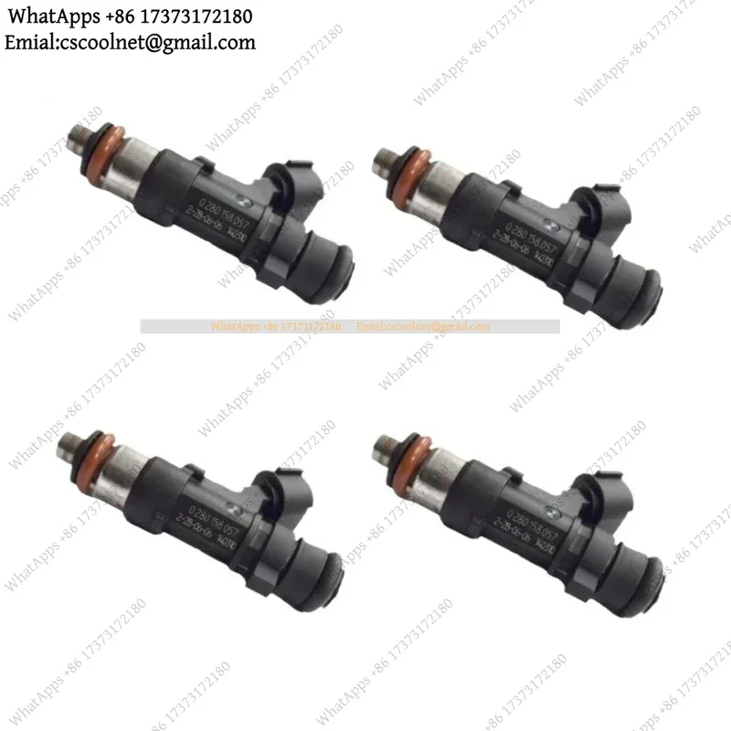k06 1pc/4pcs 0280158057 9649526780 Petrol Fuel Injector For C2 C3 C4 206cc 207 307 308 Xsara Picasss 1.6 16v Auto Parts