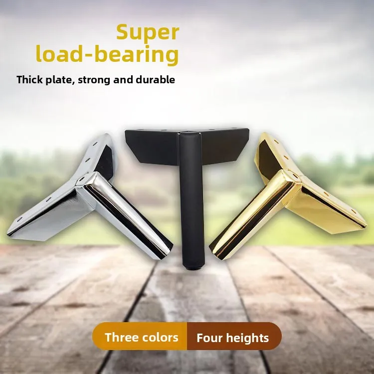 Furniture Feet Dumb Black Aircraft Feet, Light Luxury Metal Sofa Feet Table Feet Furniture Hardware Accessories