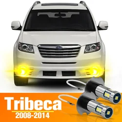 2pcs LED Front Fog Light Bulb Accessories H3 For Subaru Tribeca 2008-2014 2009 2010 2011 2012 2013