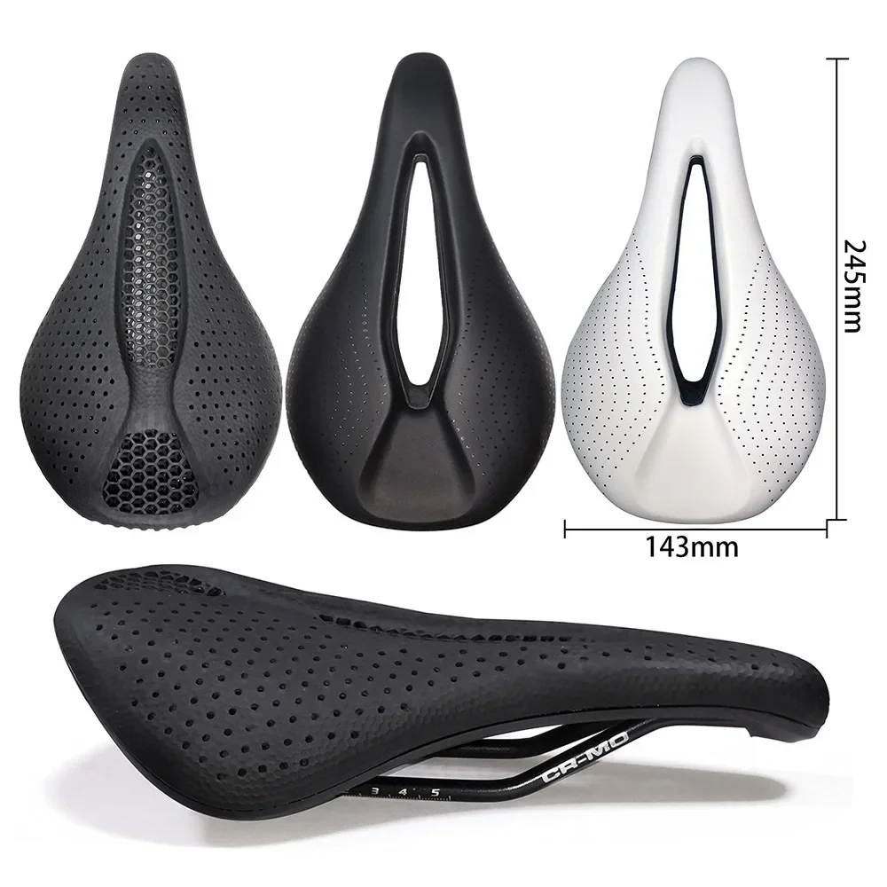 Road bike saddle mountain bike seat bag hollow riding seat cushion 3D seat cushion