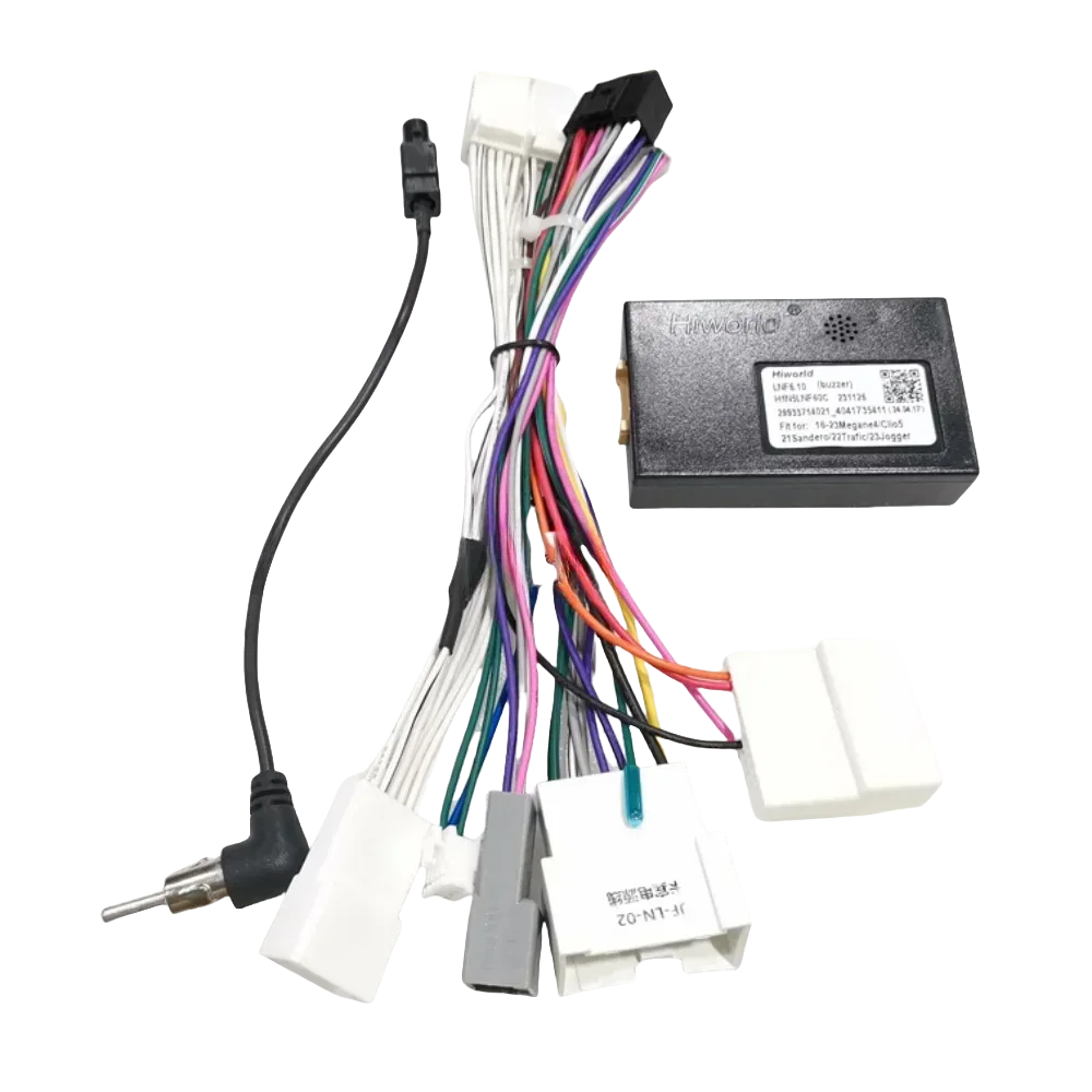 Для Renault Captuer 2015 Android 2 Din GPS автомобильный радиоприемник 16-контактный коробка Canbus с жгутом проводов-адаптером кабеля