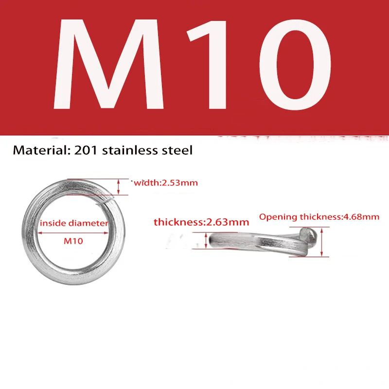 1–50 Stück DIN912 M6 M8 M10 Edelstahl Sechskant Innensechskant Innensechskantschraube – Detail 14