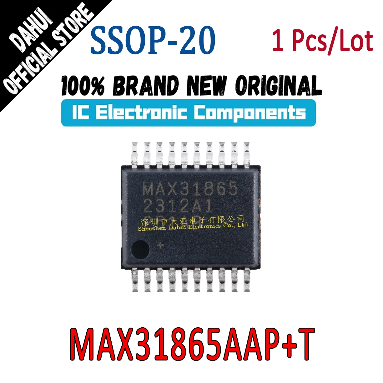 

MAX31865AAP+T MAX31865 MAX31865AAP SSOP-20 chip IC new original