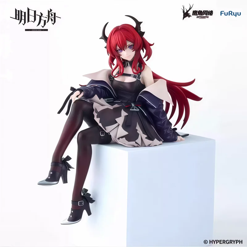 Figura de Ação Pré-Pintada Noodle Stopper Arknights Surtr 15cm - Merchandising de Personagem de Jogo, Decoração de Mesa, Modelo Colecionável, Brinquedo, Presente