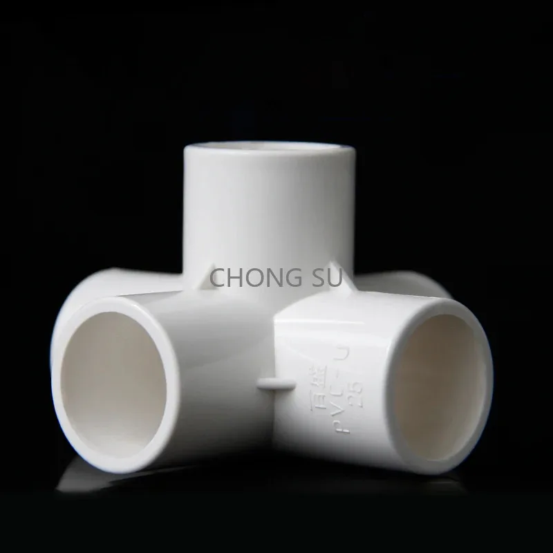 20/25/32/40/50mm PVC 3/4/5/6 Ways Three-dimensional Connector PVC Pipe Fittings Garden Fish Connector Drainage