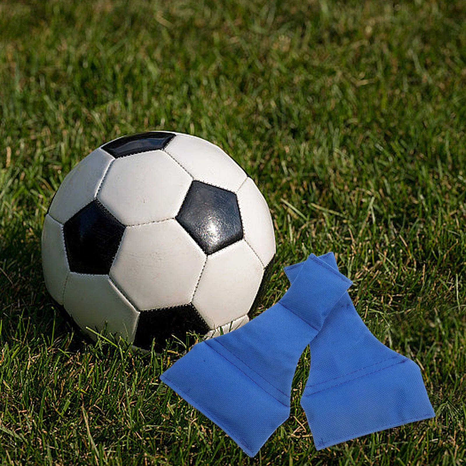 

2 Pcs Bean Bag Football Referee Accessory Large Capacity Fabric Sandbag Match Costume Men Soccer Supply